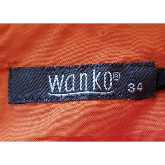 Wanko Orange Sleeveless Dress Polyester and Rayon Size 34 Small - Picture 4 of 4